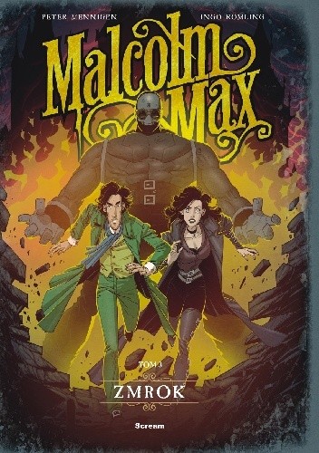 Okładki książek z cyklu Malcolm Max
