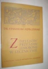 Okładka książki Z dziejów przesądu i zabobonu w lecznictwie Stanisław Szpilczyński