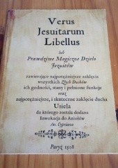 Okładka książki Verus Jesuitarum Libellus autor nieznany