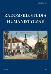 Radomskie Studia Humanistyczne. Tom 1