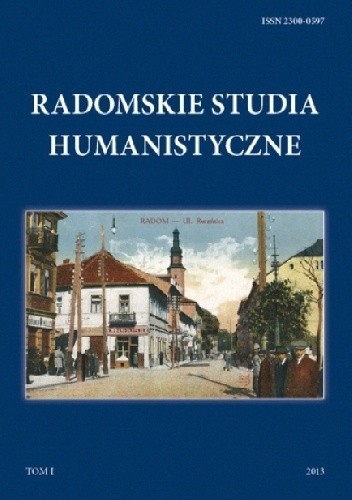 Okładki książek z cyklu Radomskie Studia Humanistzcyne