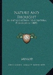Nature and Thought An Introduction to a Natural Philosophy