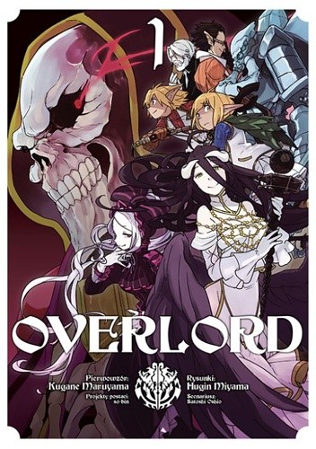 Okładki książek z cyklu Overlord (manga)
