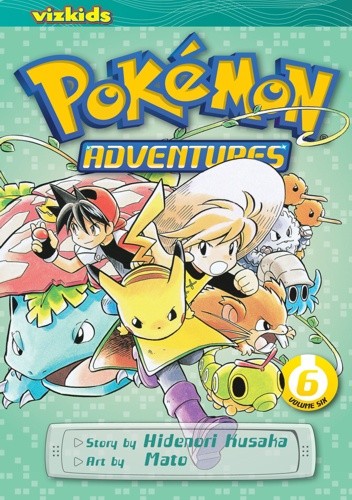 Okładki książek z cyklu Pokémon Adventures