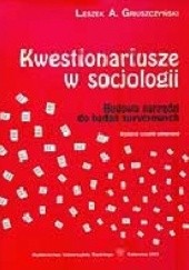 Okładka książki Kwestionariusze w socjologii Leszek Gruszczyński