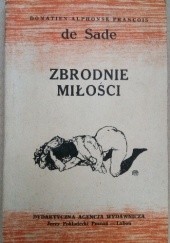 Okładka książki Zbrodnie miłości Donatien Alphonse François de Sade