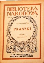 Okładka książki Fraszki Adam Korczyński