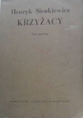 Okładka książki Krzyżacy tom I Henryk Sienkiewicz