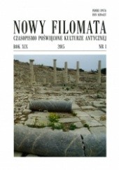 Okładka książki Nowy Filomata 2015/1 Józef Korpanty