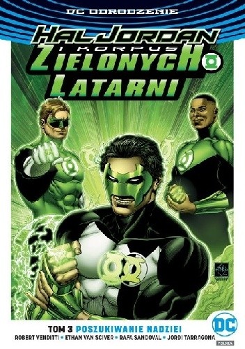 Okładki książek z cyklu Hal Jordan i Korpus Zielonych Latarni DC Rebirth