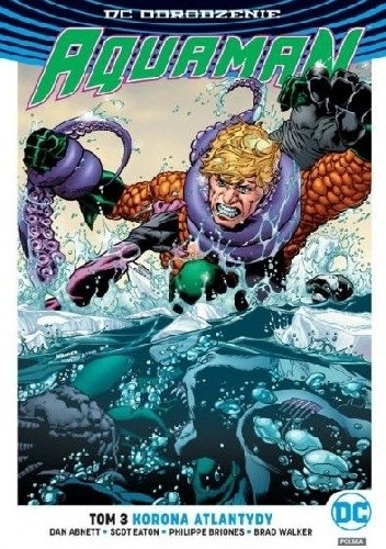 Okładki książek z cyklu Aquaman DC Rebirth