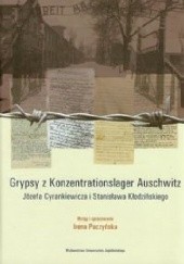 Okładka książki Gryps z Konzentrationslager Auschwitz Józefa Cyrankiewicza i Stanisława Kłodzińskiego Irena Paczyńska