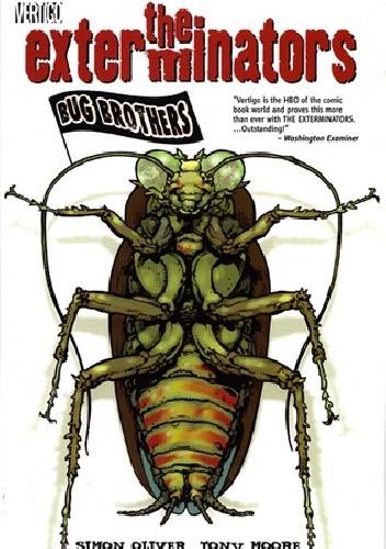 Okładki książek z serii The Exterminators