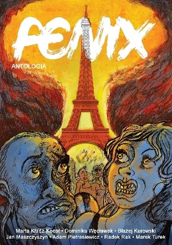 Okładki książek z cyklu Fenix Antologia