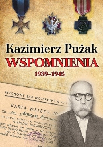 Okładka książki Wspomnienia 1939-1945 Kazimierz Pużak