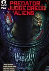 Okładka książki Predator vs. Judge Dredd vs. Aliens #2 John Layman, Chris Mooneyham