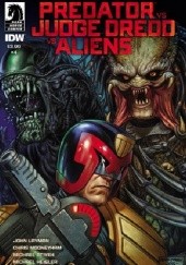 Okładka książki Predator vs. Judge Dredd vs. Aliens #4 John Layman, Chris Mooneyham