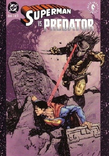 Okładki książek z cyklu Superman vs. Predator