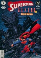 Okładka książki Superman vs.Aliens II: God War #4 Jon Bogdanove, Chuck Dixon