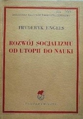 Okładka książki Rozwój socjalizmu od utopii do nauki Fryderyk Engels