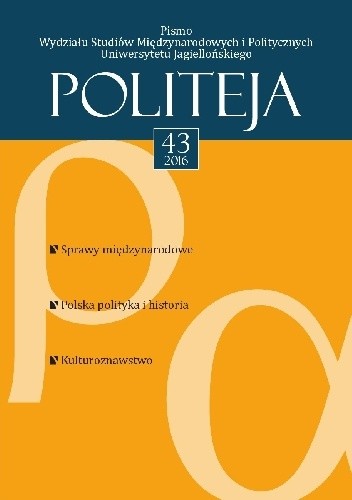 Okładki książek z cyklu Politeja. The Journal of the Faculty of International and Political Studies of the Jagiellonian University