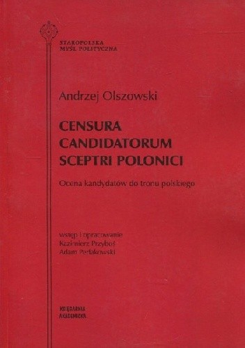 Okładki książek z cyklu Staropolska Myśl Polityczna
