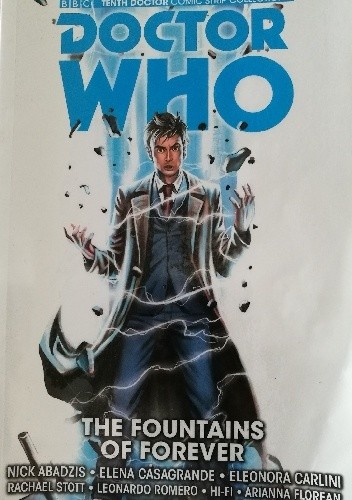 Okładki książek z cyklu Tenth Doctor Comic Strip Collection
