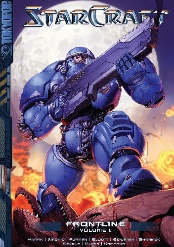 Okładki książek z cyklu StarCraft: Frontline