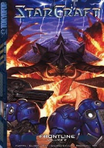 Okładki książek z cyklu StarCraft: Frontline