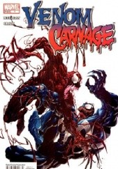 Okładka książki Venom vs. Carnage #1 Clayton Crain, Peter Milligan