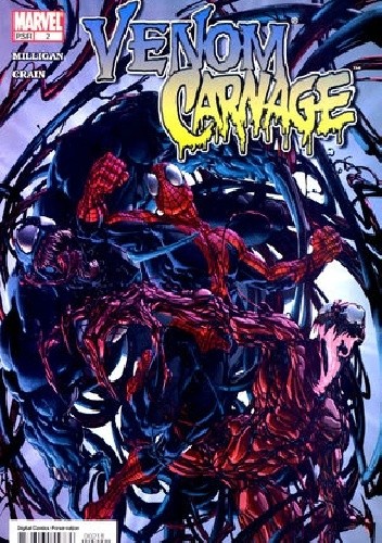 Okładki książek z serii Venom vs. Carnage