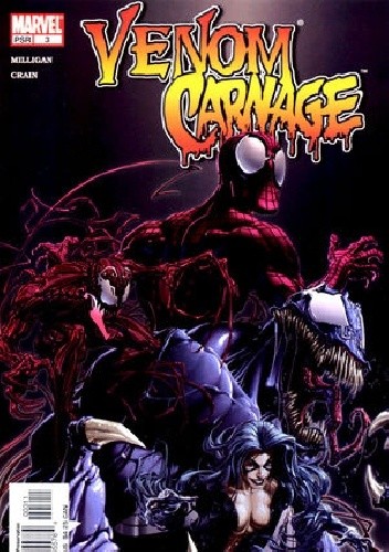 Okładki książek z cyklu Venom vs. Carnage