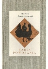 Okładka książki Karta powołania. Wybór wierszy Tadeusz Chróścielewski