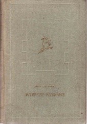 Okładka książki Wiersze wybrane Józef Czechowicz