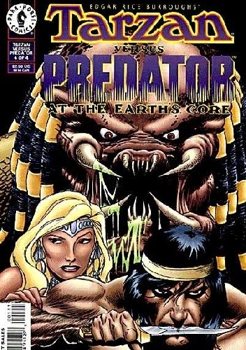Okładki książek z serii Tarzan vs. Predator