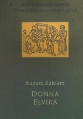 Okładka książki Donna Elvira August Kahlert