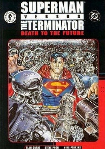 Okładki książek z cyklu Superman vs. Terminator