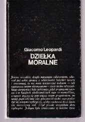 Okładka książki Dziełka moralne Giacomo Leopardi