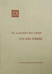 Okładka książki Na zachodzie bez zmian Erich Maria Remarque