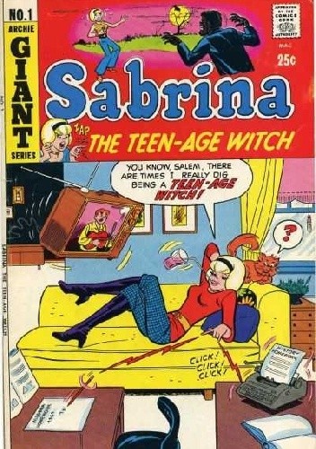 Okładki książek z cyklu Sabrina the Teenage Witch (1971-1983)
