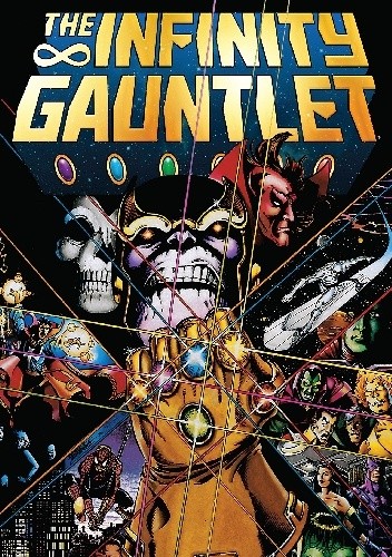 Okładki książek z cyklu Infinity Gauntlet