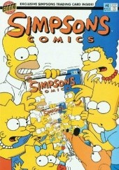 Okładka książki Simpsons Comics #4 - It's in the Cards; Busman Matt Abram Groening, Bill Morrison, Steve Vance