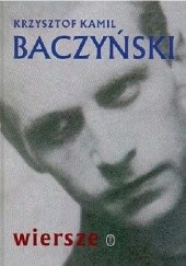Okładka książki Wiersze Krzysztof Kamil Baczyński