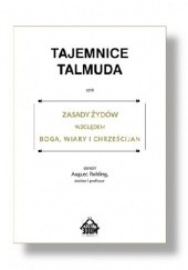 Okładka książki Tajemnice Talmuda August Rohling