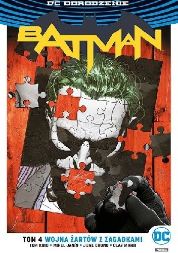 Okładka książki Batman: Wojna Żartów z Zagadkami Mikel Janin, Tom King, Clay Mann