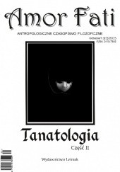 Okładka książki Amor Fati, nr 3(3) 2015 - Tanatologia II praca zbiorowa
