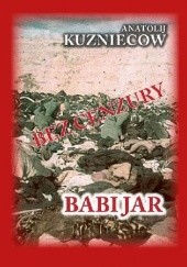 Okładka książki Babi Jar Anatol Kuzniecow