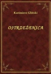 Okładka książki Ostrzeżenica Kazimierz Gliński