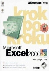 Okładka książki Microsoft Excel 2000. Krok po kroku Corporation Microsoft