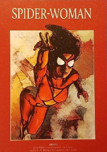 Okładka książki Spider-Woman: Mroczne Przeznaczenie / Agentka SWORD Brian Michael Bendis, Sal Buscema, Archie Goodwin, Alex Maleev